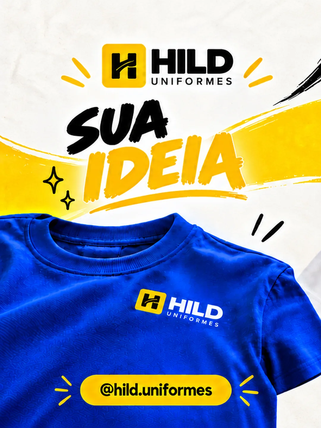Arte de apresentação da HILD criada para o Instagram